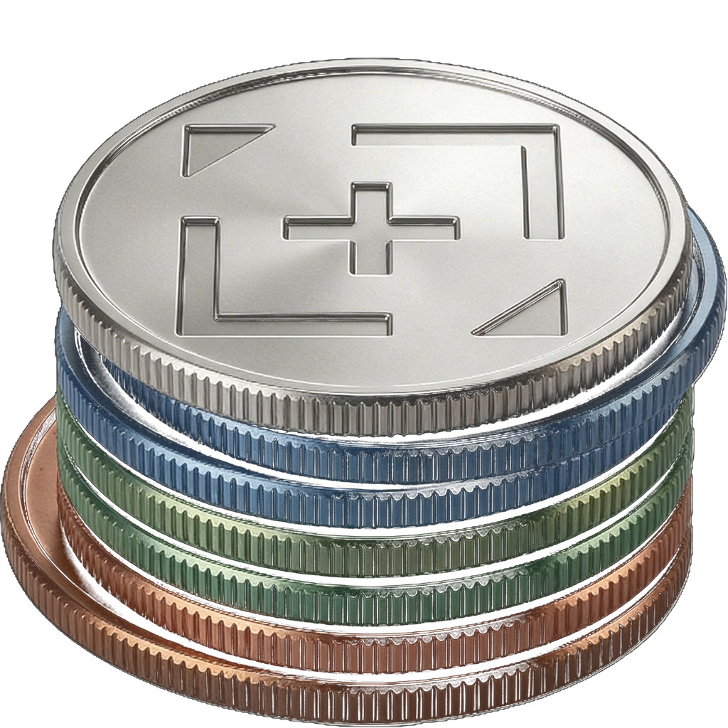MesCennes coin stack